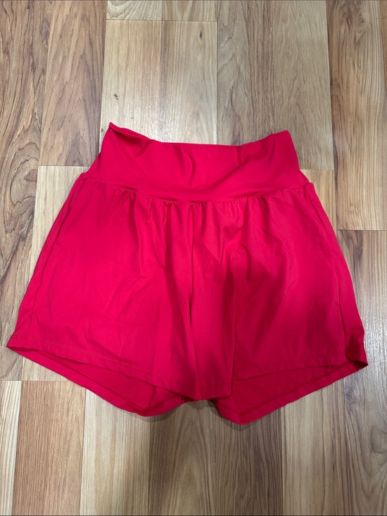 HALARA Pants - HALARA Bright Red High-Waist Active Shorts Large Long